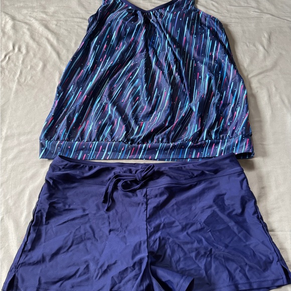 Aqua Eve women’s Swim set tankini with Shorts size XL - Picture 4 of 13